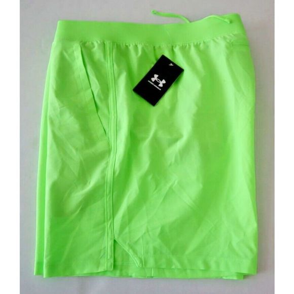Under Armour 1374278 752 Men's Sz 2XL Yellow/Green UA Run Up The Pace 7" Shorts - Picture 7 of 8